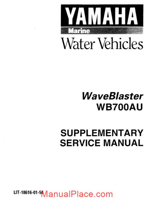 yamaha service manual waveblaster 93 to 96 page 2