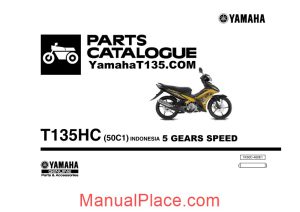 yamaha t135 2011 parts catalog page 1