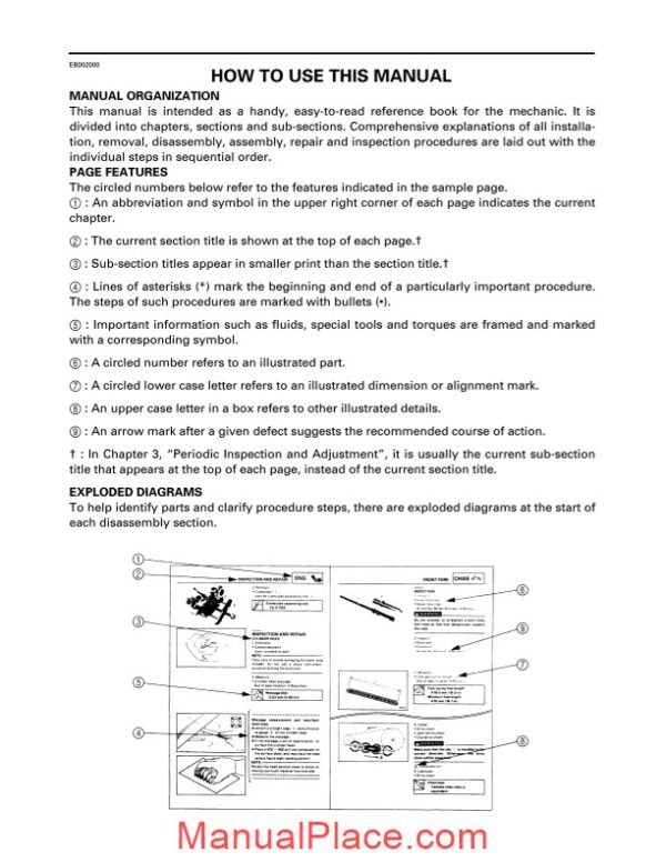 yamaha ttr250l 99 service manual page 4