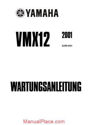 yamaha vmax vmx12 2001 service manual german page 1