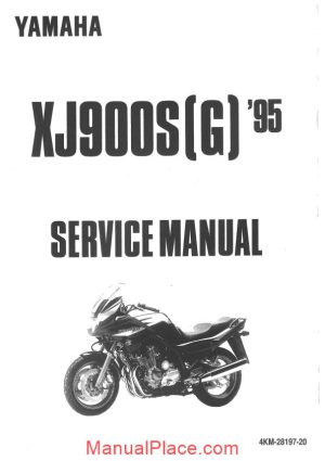 yamaha xj900 95 service manual page 1