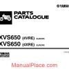 yamaha xv650 parts catalogue page 1