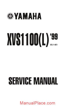 yamaha xvs 1100 drag star 99 service manual page 1