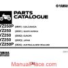 yamaha yz250 parts catalogue page 1