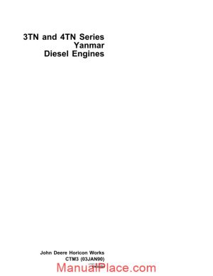 yanmar 3tn and 4tn series diesel engines page 1