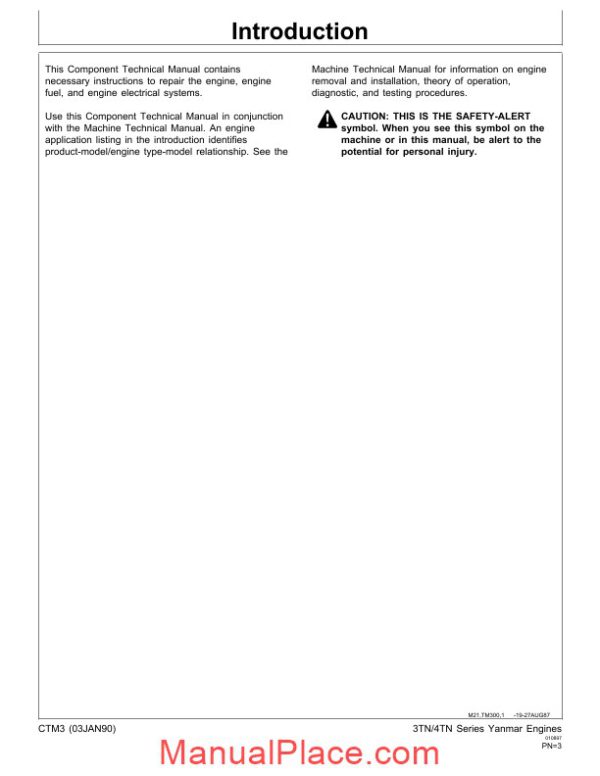 yanmar 3tn and 4tn series diesel engines page 3