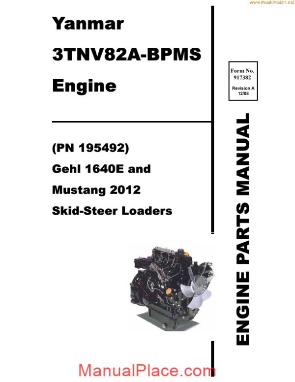 yanmar 3tnv82a bpms engine parts sec wat page 1