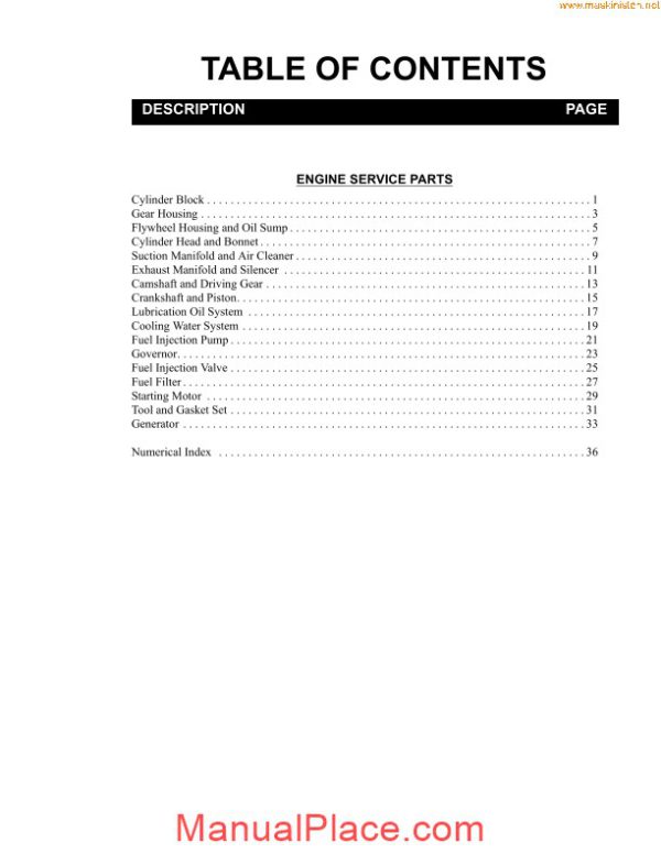 yanmar 3tnv82a bpms engine parts sec wat page 3