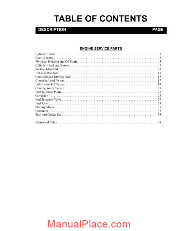 yanmar 3tnv88 4tnv88 engine 917329 sl3640 sl3840 sl4240 parts manual page 3