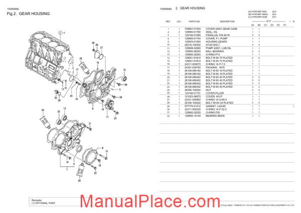 yanmar 4tnv98t gge engine parts catalog page 4