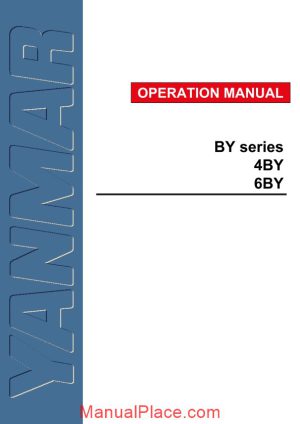 yanmar 6by service manual page 1