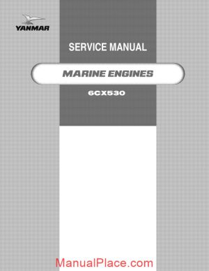 yanmar 6cx530 service manual page 1