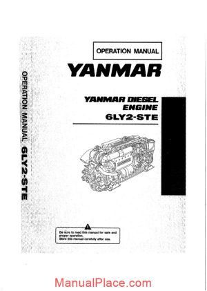 yanmar 6ly2 service manual page 1