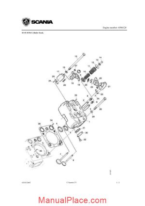 yanmar dc14 500 kva wpy500 engine parts catalog page 1