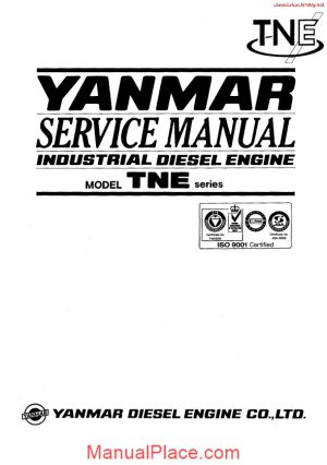 yanmar tne series servicehandbook page 1