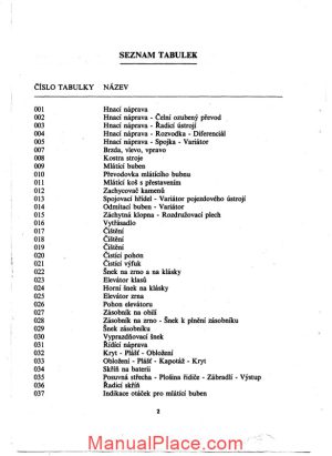 zetor combine e 512 pdf parts catalog page 1