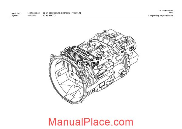 zf 12as 2301 1327 030 053 2004 spare parts catalog page 4