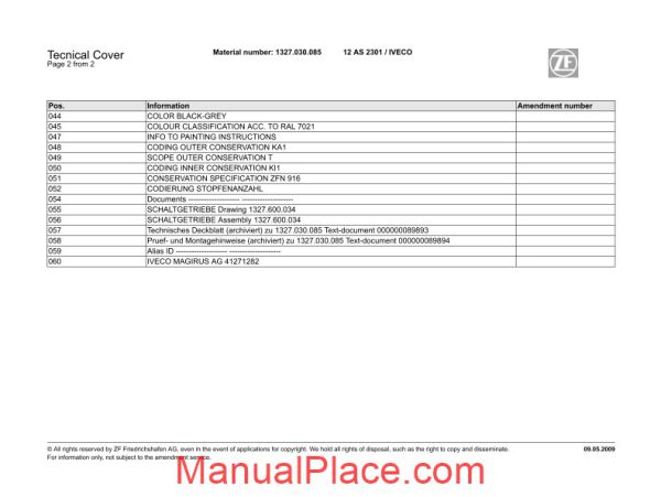 zf 12as 2301 1327 030 085 2009 spare parts catalog page 3