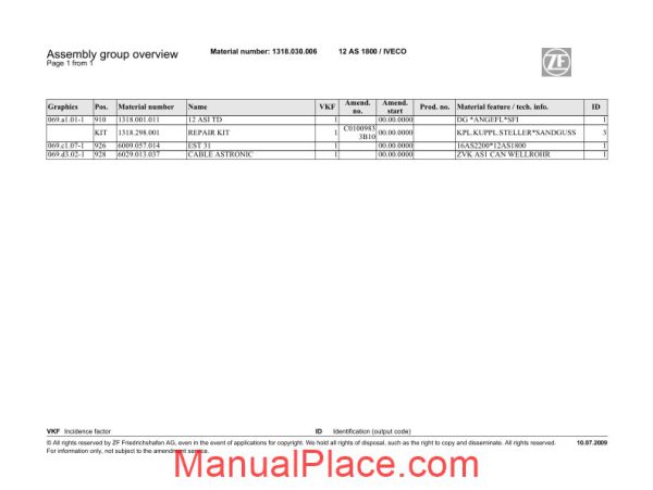 zf 12as1800 iveco 2009 spare parts catalog page 3