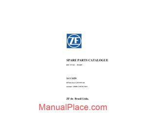 zf 16s 1650 1297 095 160 2009 spare parts catalog page 1