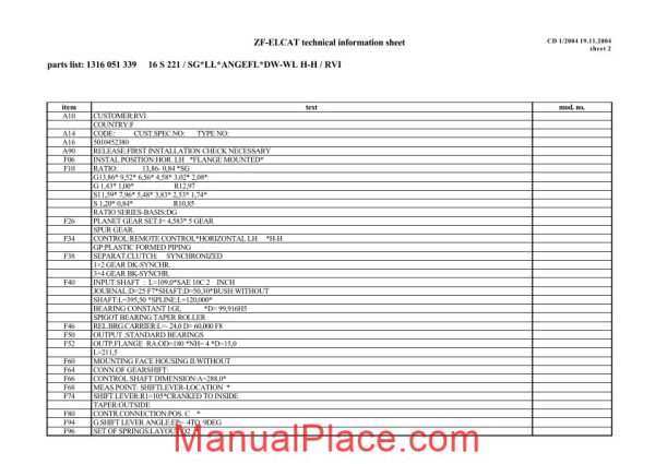 zf 16s 221 1316 051 339 2004 spare parts catalog page 2