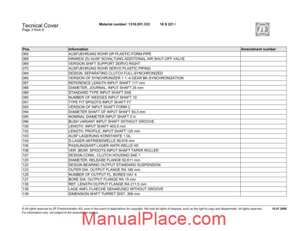 zf 16s 221 od 1316 051 333 2009 spare parts catalog page 4