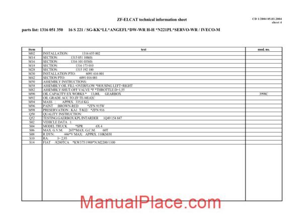 zf 16s 221 od 1316 051 350 2004 spare parts catalog page 4