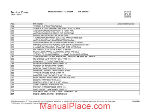 zf 16s 2220 to 1342 002 004 2009 spare parts catalog page 4