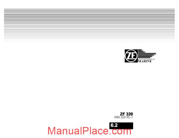 zf 320 marine transmision catalogue 3213 002 032 page 1