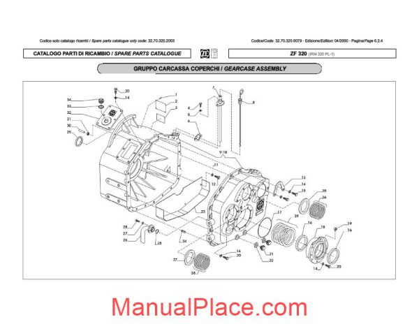 zf 320 marine transmision catalogue 3213 002 032 page 3