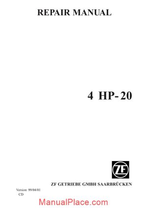 zf 4hp 20e repair manual 2 page 1