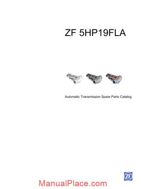 zf 5hp 19fla automatic transmission spare parts catalogue page 1