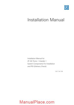 zf as tronic 1327 754 106 installation manual page 1