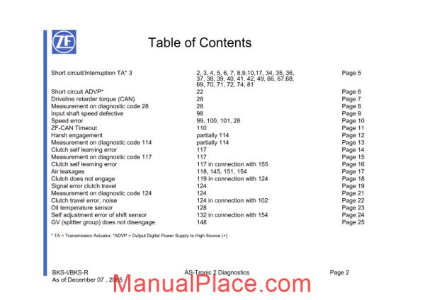 zf as tronic 2 diagnostics page 2