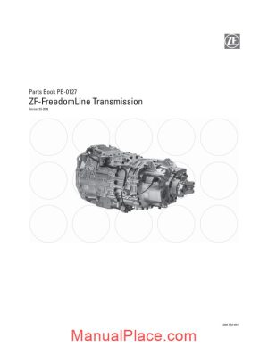 zf freedomline transmission parts manual pb0127 09 page 1