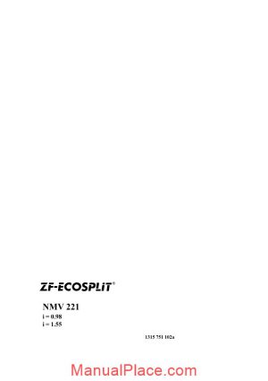 zf nmv221 1315 751 102 a technical manual page 1