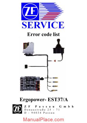 zf service error code list page 1