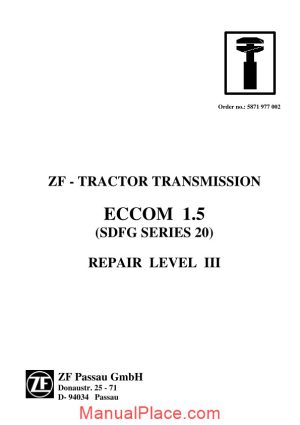 zf transmission eccom 1 5 workshop manual page 1