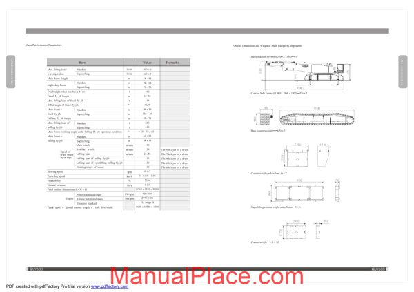 zoomlion quy600 crawler crane technical manual page 4